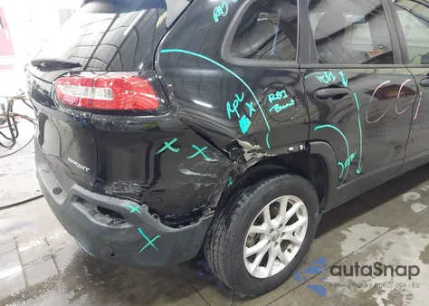 2015 Jeep Cherokee Sport z USA, uszkodzony, nr VIN 1C4PJLAB8FW761040